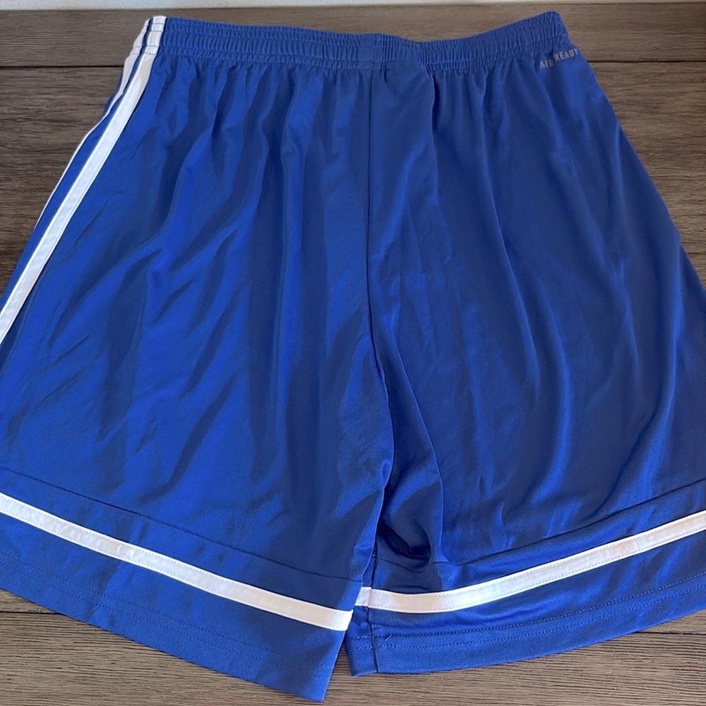 NWT [Adidas] Squadra 25 Athletic Performance Wear Shorts in Royal Blue Men’s M - Picture 8 of 12